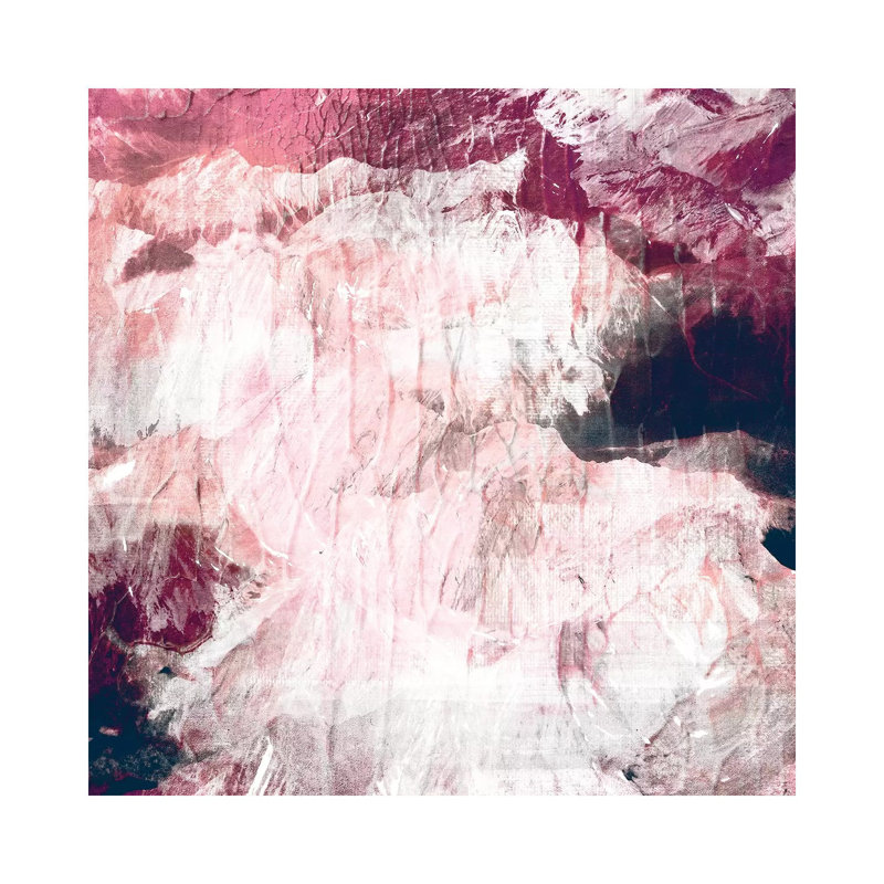 Abstract Roses - Wrapped Canvas Painting, 30.48 cm H x 30.48 cm W