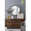31,5 "miroir rond en bois de pin, miroir mural pour la salle de bain