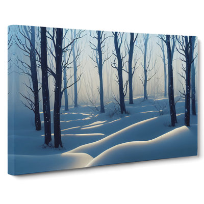 Winter Forest Painting Vol.5 - Wrapped Canvas