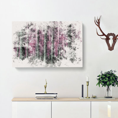 Forest In Pink - Wrapped Canvas