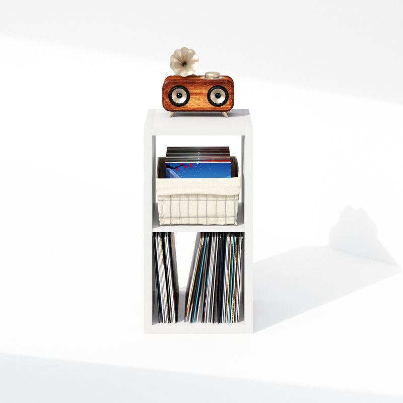 Tanvee 76cm H Media Shelves, White