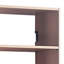 Tablette réglable murale Vedz, 4 tablettes ouvertes, mélamine-114490600