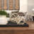 Metal Handmade Beaded Geometric Decorative White Sculpture Set