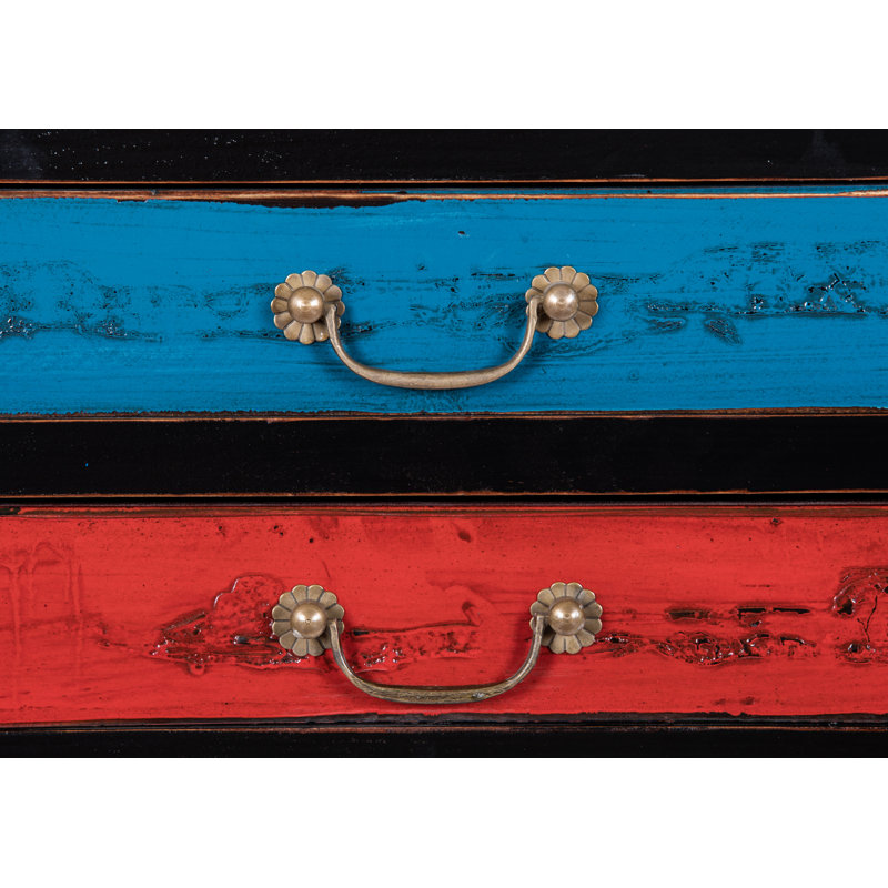 Mojica 60cm Wide 15 -Drawer Solid Wood File Cabinet