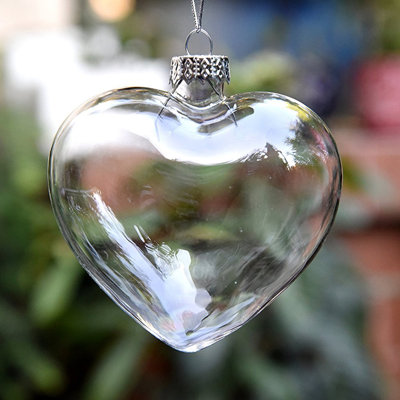 10cm Solid Colour Glass Bauble
