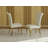 White Dining Chairs With Gold Legs Set Of 4-618152100
