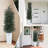 Artificial Cedar Tree With White Pot