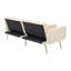 3 Seater Fabric Sofa Bed-581021635