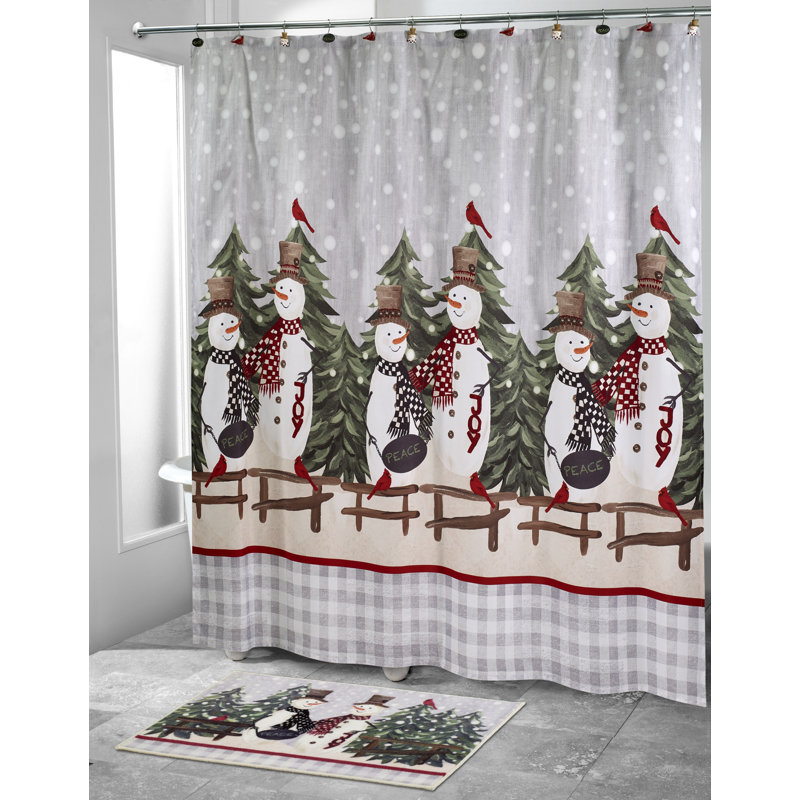 Holsinger Geometric Shower Curtain