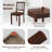 Costway Wood Dining Chair Set Of 2 With Rubber Wood Legs Curved Backrest For Kitchen-976471957