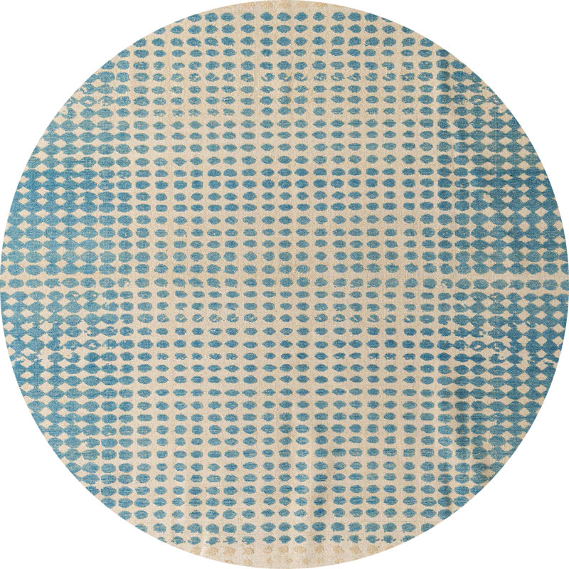 Moroccan Indoor Rug, Round 4'