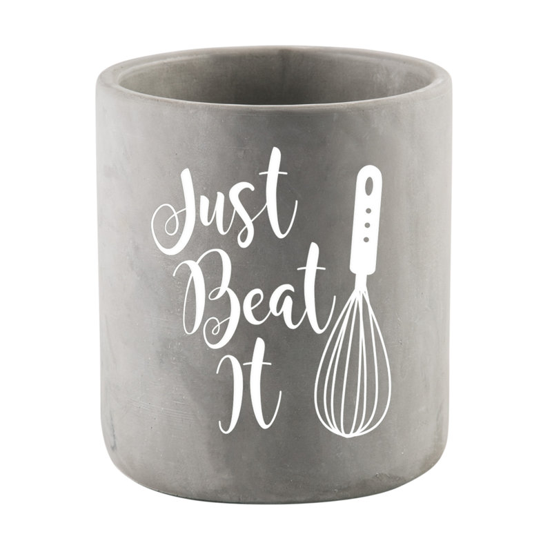 Ceramic / Porcelain Round Utensil Crock