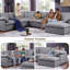 Canapé modulaire réversible en coin 7 pièces Cloud-447834602