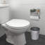 Galvanized Double Wall Mount Toilet Paper Holder with Magazine Rack