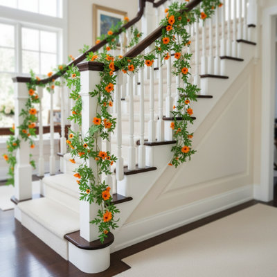Artificial Sunflower Vine Decor Realistic Simulation Floral Garland Faux Floral Decor For Home Wedding Party Decoration
