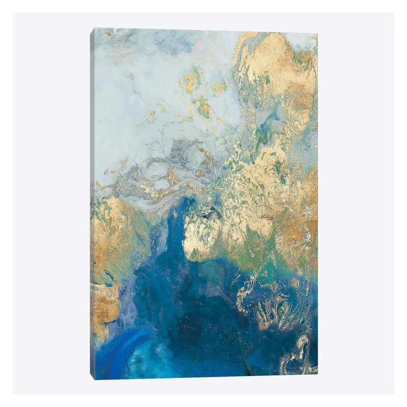 « ocean splash ii », reproduction d’impression sur toile, H 18 po x l 12 po x P 1,5 po