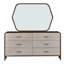 Houston Dresser With Mirror - Walnut
