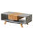 Pedestal 43" W Rectangular Coffee Table with Two Storage Drawers