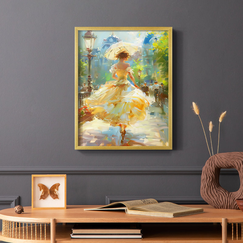 "WOMEN Series DCCCLXIX" par J Paul, Or, H 29 po x l 23 po