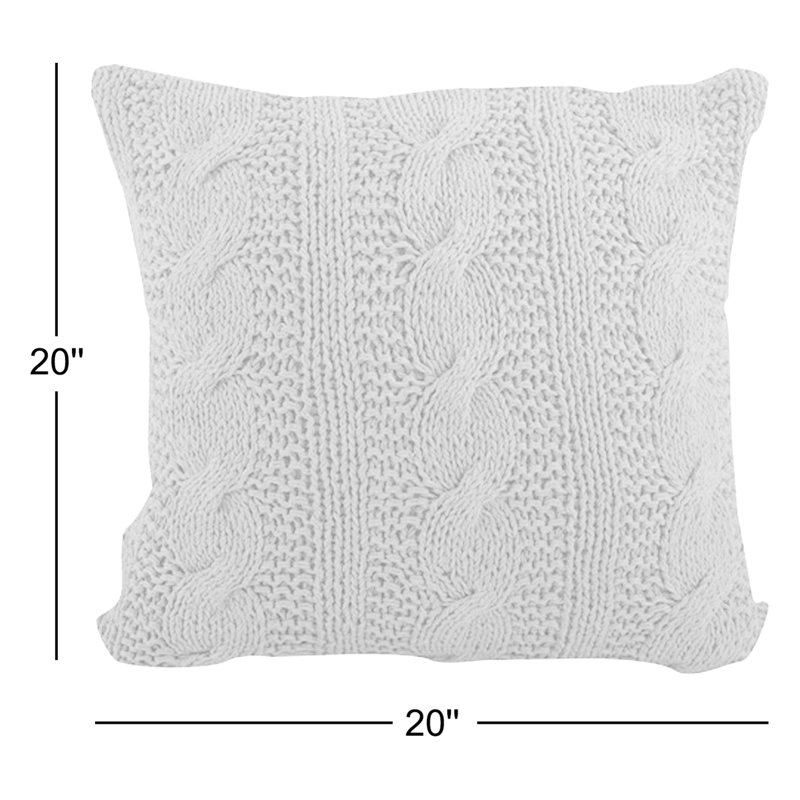 Coussin décoratif en plumes de coton Aryaz, Mandarine