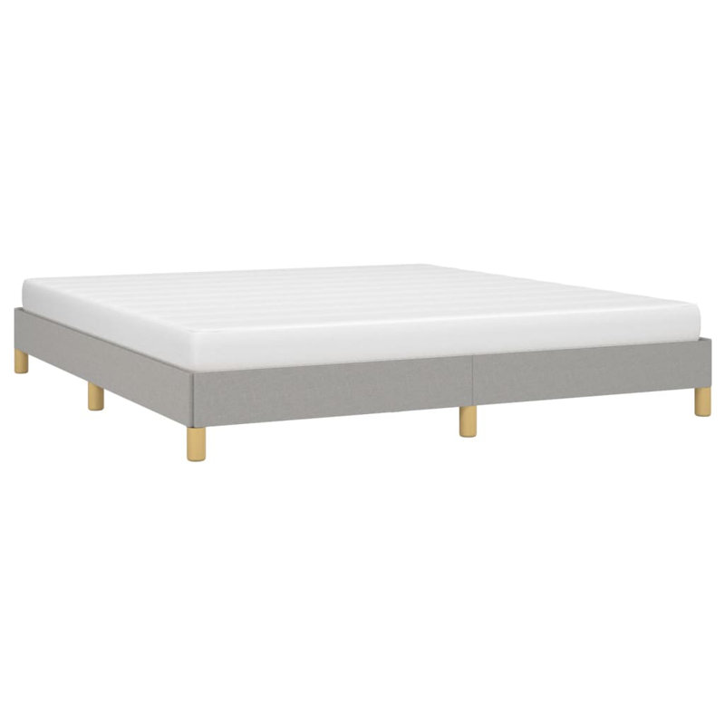 Koleigh Bed, Super King (6'), Light Grey/Gold