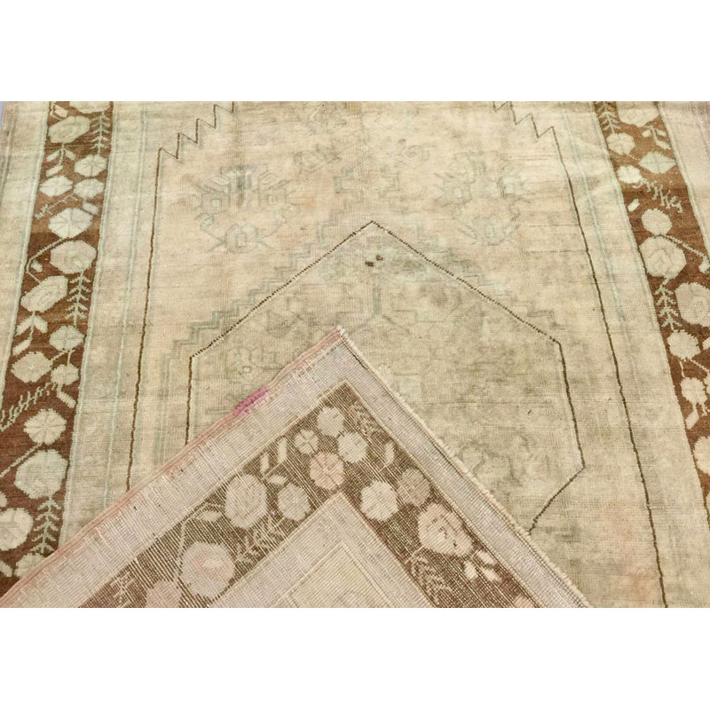 One-of-a-Kind 4'7" X 8'2" 1960s Wool Area Rug in