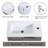 Creedan 22"Single Sink Wall Mounted Bathroom Vanity,Floating Vanity with 1 Door,White Ceramic Sink Top-851764741