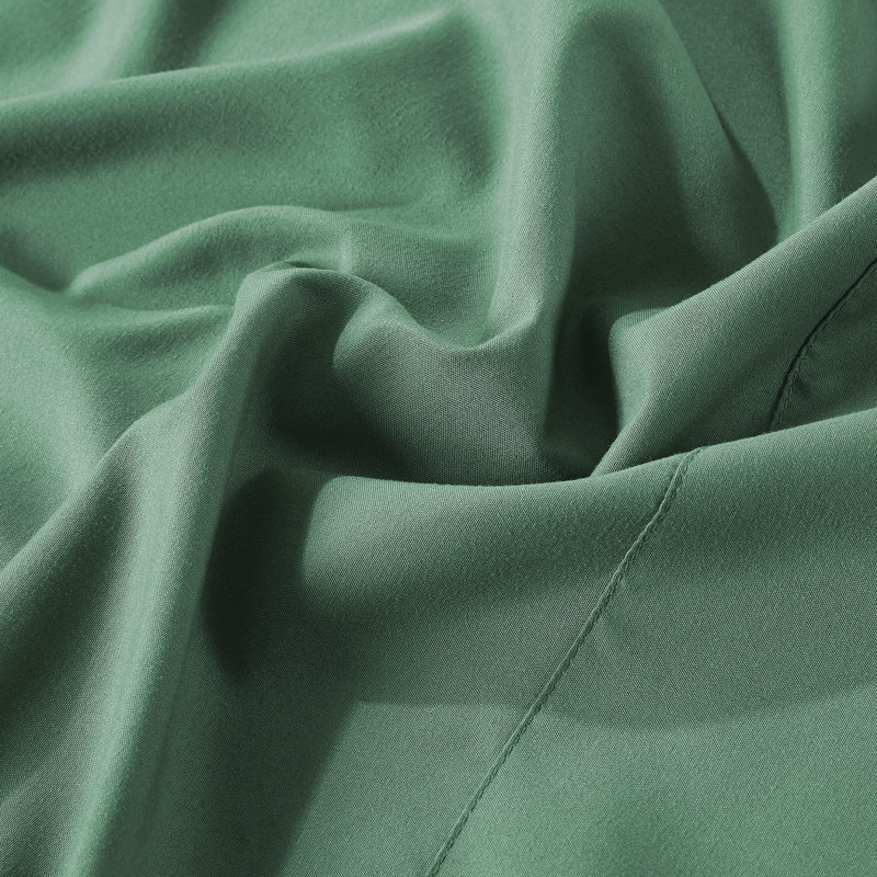 Ensemble de draps en microfibre Jcrown, Ensemble de draps très grand californien avec 2 t, Vert