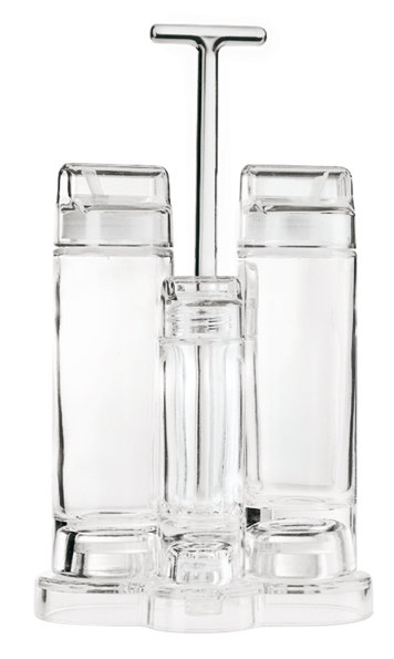 Feeling Condiment Set, Clear