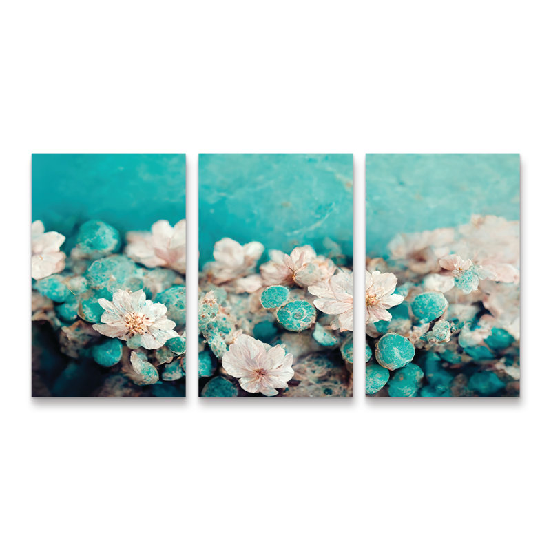 " Turquoise Buds " by Treechild 3 - Pieces
