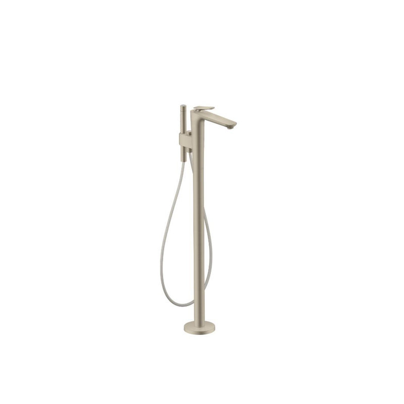 Citterio C Tub Filler with Diverter, Brushed Nickel