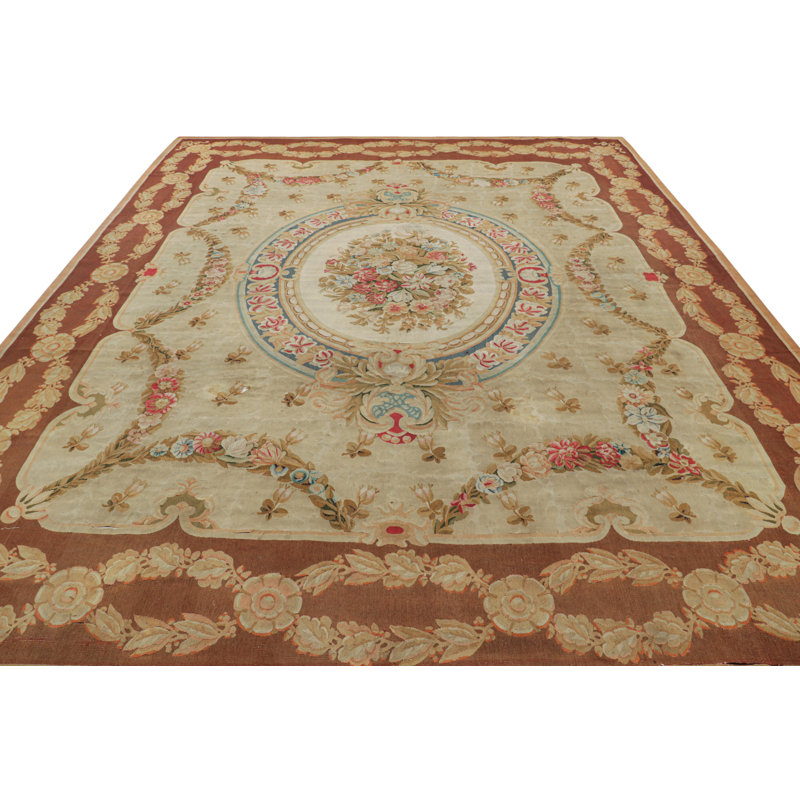 One-of-a-Kind 10'8”x13'5” Hand Knotted Area Rug
