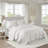 Reversible Microfiber King Bedding Sets, Farmhouse Style For Home