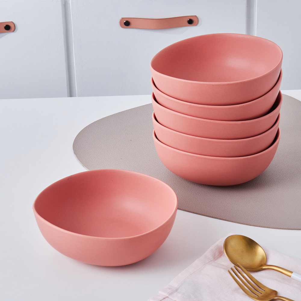 Delilah Porcelain Cereal Bowl, Terracotta