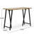 Gardenia Solid Wood Top Metal Base Writing Desk