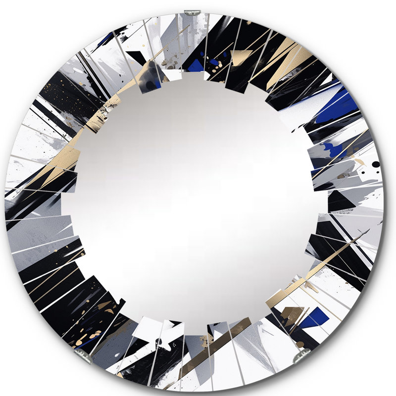 Miroir mural rond Higa, 24 po x 24 po