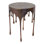 Malbon Solid Aluminum Industrial Melting Drip End Table