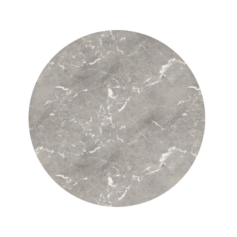 Top Brass Round Stone Dining Table