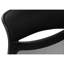 Chaise de bureau contemporaine à hauteur ajustable et pivotante, ergonomique, filet noir, métal, pour une hauteur ergonomique pour les travailleurs, meilleure expérience d'assise