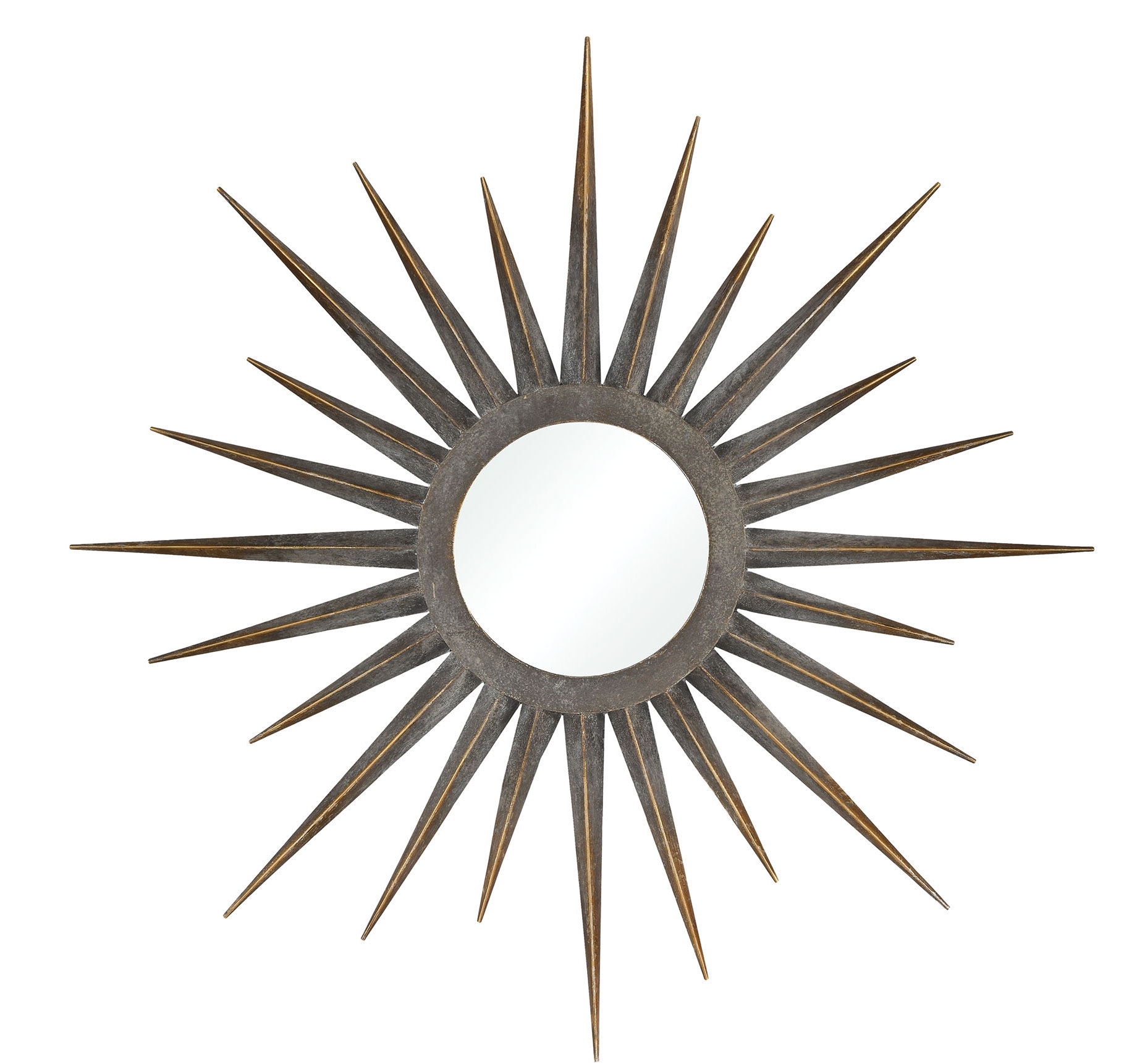 Brayden Studio® Arul Sunburst Metal Wall Mirror Wayfair