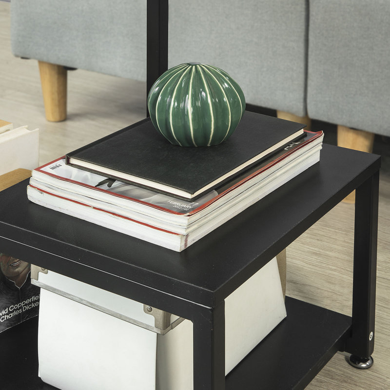 Seaman Glass Top End Table