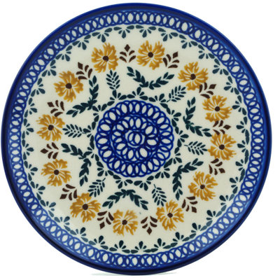 Assiette d’apéritif de poterie polonaise 8 po REZE