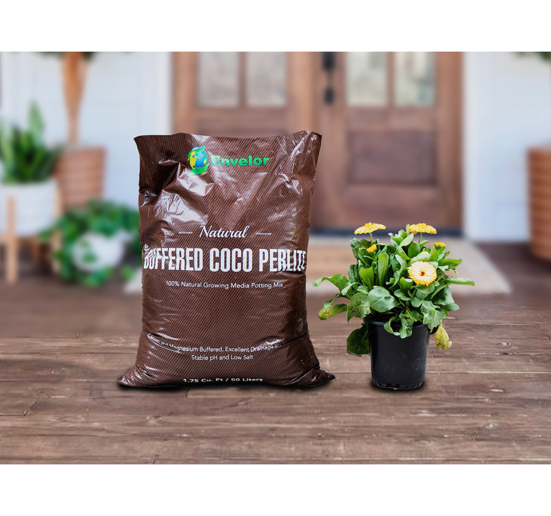 Envelor Potting Soil, Buffered Coco Perlite