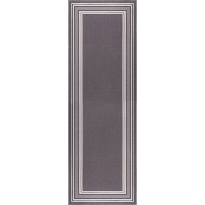 Quinter Gray Non-Slip Area Rug