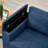 93.7" Modern Style Living Room Sofa Fabric Couch,Square Arm Sofa With Cup Holder,Storage Sofa,Upholstered Polyester-456622194