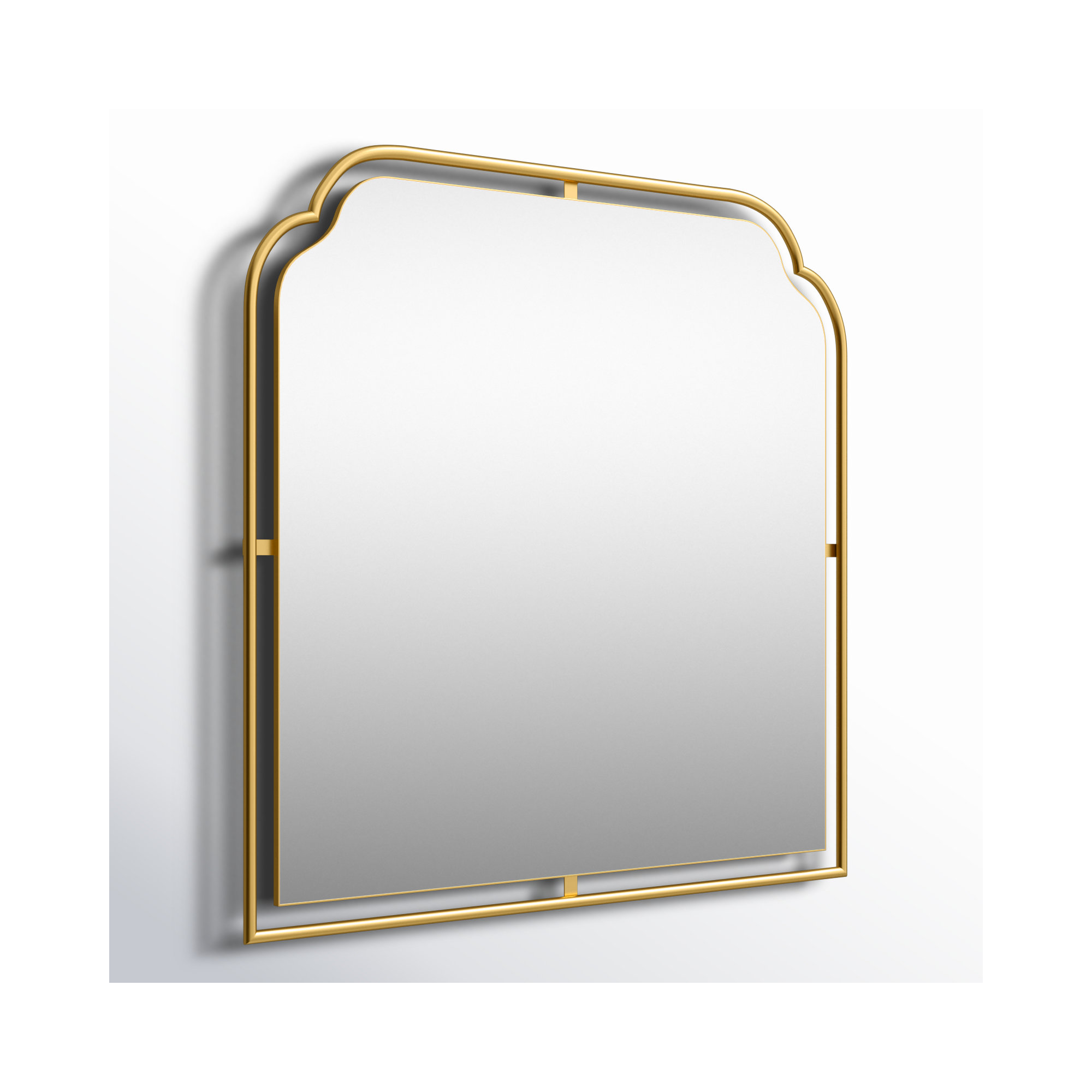 Moors Metal Novelty Mirror, Gold