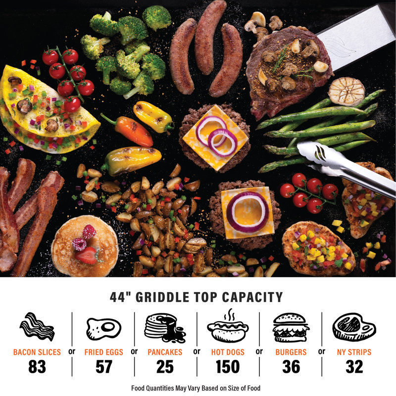 Original 44in 5 Burner Griddle Cooking Station