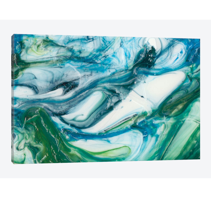« marémotrice sweep ii », impression sur toile, H 8 po x l 12 po x P 0,75 po, Toile tendue, Pas de tapis