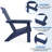 Heimo Weather-Resistant Foldable Adirondack Chair-289562991