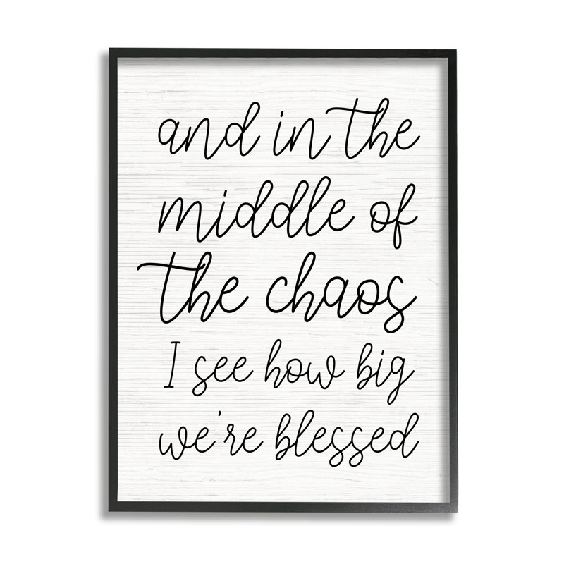 «How Big We We Blessed Uplifting On Wood» par Lil 'Rue, impression, Giclée encadrée noir minuit, H 11 po x l 14 po x P 1,5 po